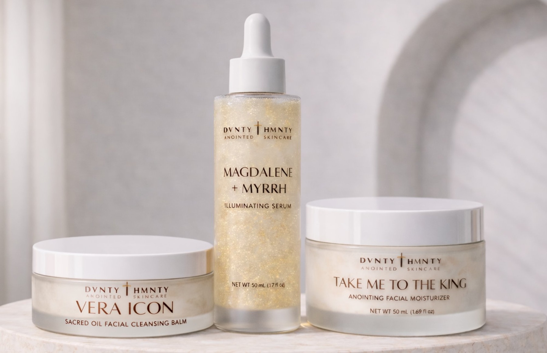 DVNTY HMNTY Signature Collection — Vera Icon, Magdalene + Myrrh, Take Me to the King